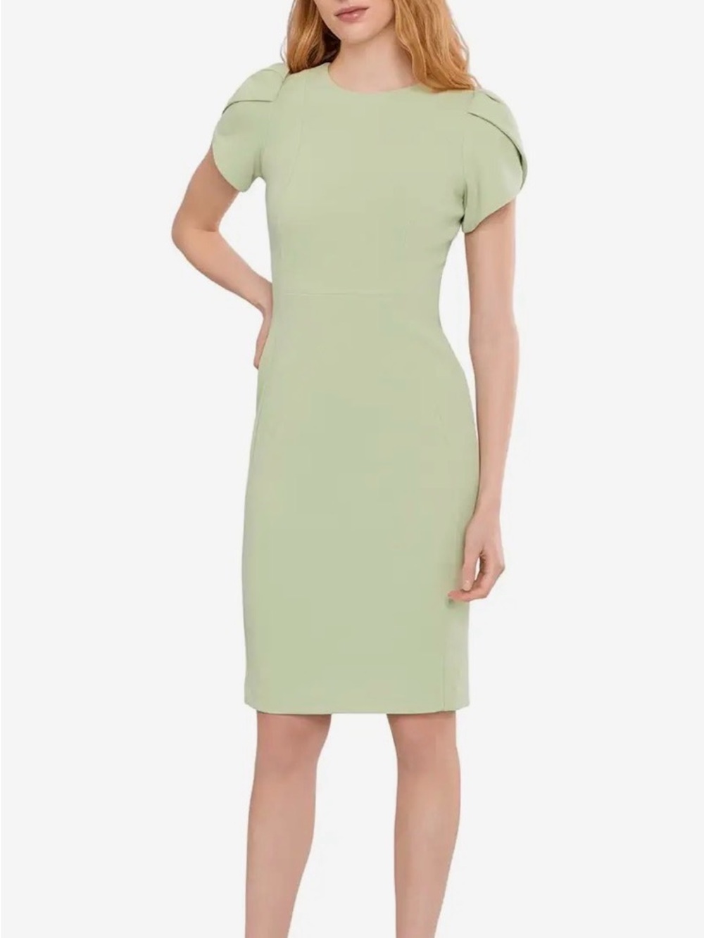 Calvin Klein Light Green Midi Dress